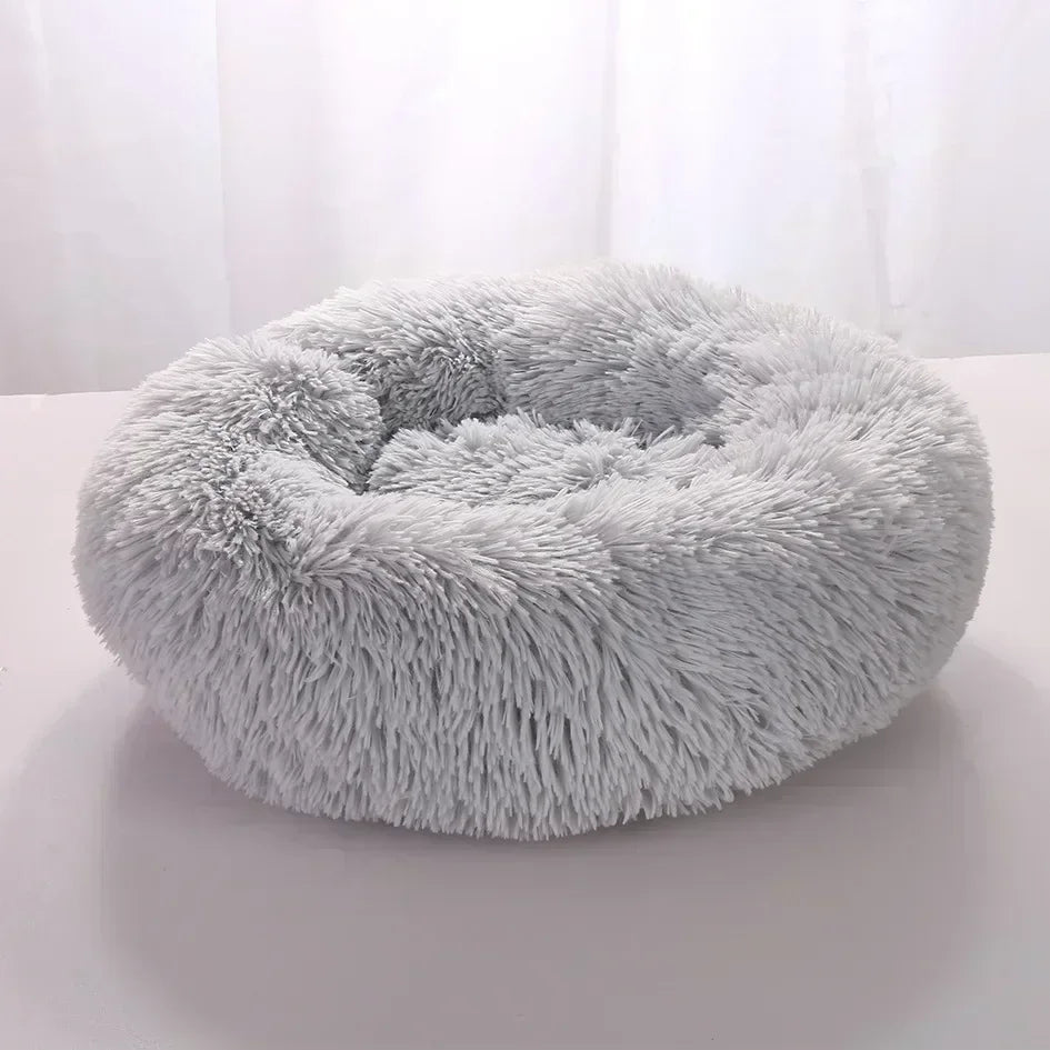 CloudFluff™ Calming Plush Pet Bed for Dog & Cat Anxiety Relief