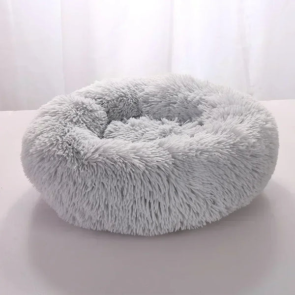 CloudFluff™ Calming Plush Pet Bed for Dog & Cat Anxiety Relief