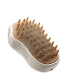 3-in-1 Steam Cat Brush for Shedding, Massage & Grooming