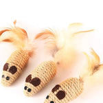 PurrBite™ Natural Interactive Cat Chew Toy for Dental Care & Play