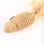 PurrBite™ Natural Interactive Cat Chew Toy for Dental Care & Play