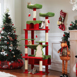 Large Multi-Level Cat Tree Tower with Sisal Scratching Posts & Hammock
