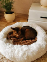 CloudFluff™ Calming Plush Pet Bed for Dog & Cat Anxiety Relief