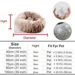 CloudFluff™ Calming Plush Pet Bed for Dog & Cat Anxiety Relief