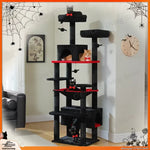 Large Multi-Level Cat Tree Tower with Sisal Scratching Posts & Hammock