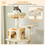 Large Multi-Level Cat Tree Tower with Sisal Scratching Posts & Hammock