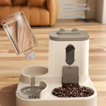 Aura HydroGlow™ 2-in-1 Pet Water Fountain & Food Station