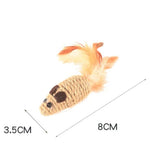 PurrBite™ Natural Interactive Cat Chew Toy for Dental Care & Play