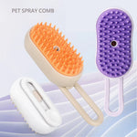 MistGroom™ Steamy Pet Brush for Shedding & Grooming | Steam Pet Comb