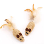 PurrBite™ Natural Interactive Cat Chew Toy for Dental Care & Play