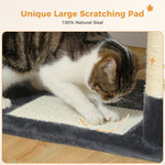 Large Multi-Level Cat Tree Tower with Sisal Scratching Posts & Hammock