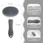 GentleTouch™ Pet Deshedding Glove Brush for Gentle Cats & Dogs Massage