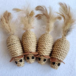 PurrBite™ Natural Interactive Cat Chew Toy for Dental Care & Play