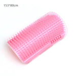 SelfGroomer™ Cat Self Groomer Wall Corner Comb with Catnip Container