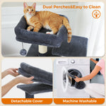 Large Multi-Level Cat Tree Tower with Sisal Scratching Posts & Hammock