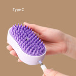 MistGroom™ Steamy Pet Brush for Shedding & Grooming | Steam Pet Comb