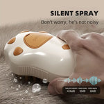3-in-1 Steam Cat Brush for Shedding, Massage & Grooming