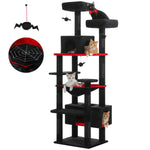 Large Multi-Level Cat Tree Tower with Sisal Scratching Posts & Hammock