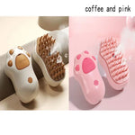 3-in-1 Steam Cat Brush for Shedding, Massage & Grooming